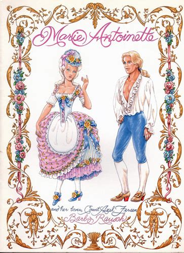 Reading Treasure Marie Antoinette As A Paper Doll