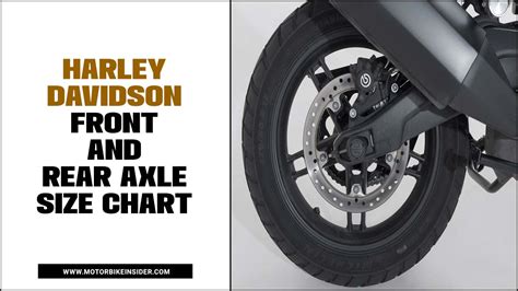 Harley Davidson Front And Rear Axle Size Chart The Complete Guide