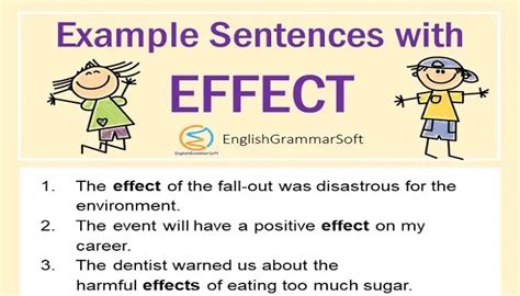 Example Sentences With Effect Englishgrammarsoft