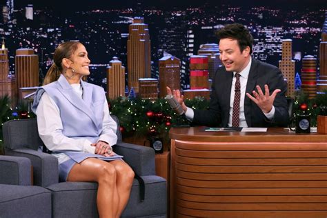 Jennifer Lopez At Tonight Show Starring Jimmy Fallon