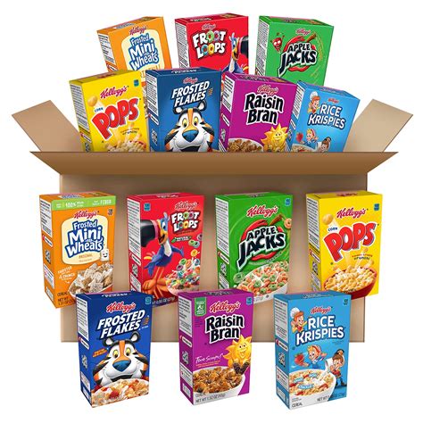Buy Kellogg S Breakfast Cereal Variety Pack Assortment Varies Single