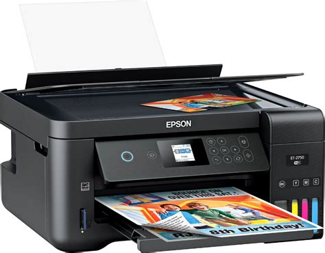 Best Buy Epson Expression Ecotank Et 2750 Wireless All In One Inkjet Printer Black Et 2750