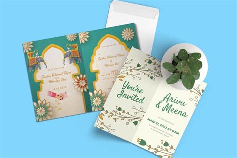 Folded Invitations Design Custom Invitation Cards Online Printo