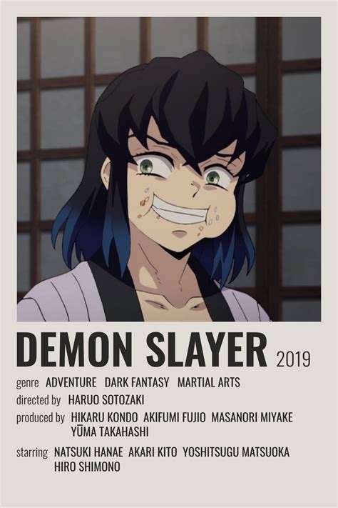 Demon Slayer Poster In 2021 Film Posters Minimalist Anime Printables