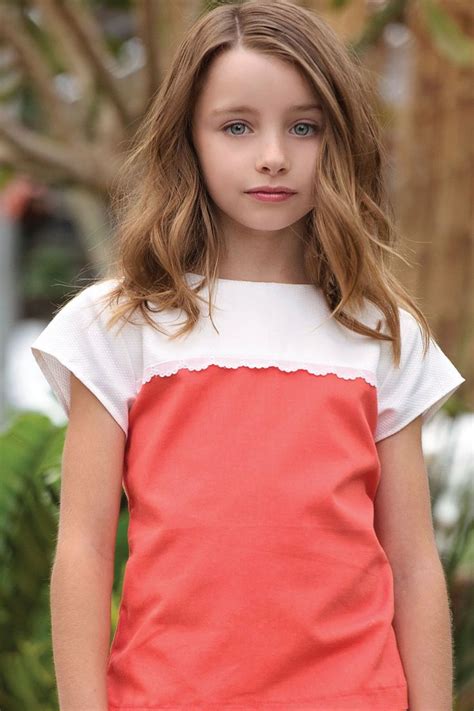 Persnickety Claire Top Orange Sweet Pea Persnickety Clothing