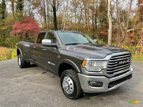 Granite Crystal Metallic 2020 Ram 3500 Laramie Longhorn Crew Cab 4x4