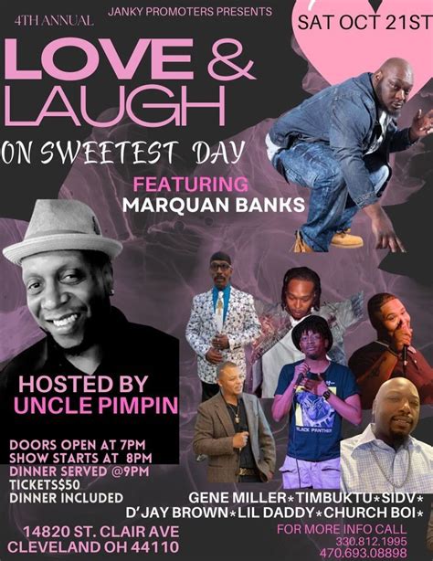 Love And Laugh On Sweetest Day With Clevelands Own Marquan Banks St