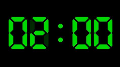 2 Minutes Countdown Digital Timer With Alarm Sound Youtube