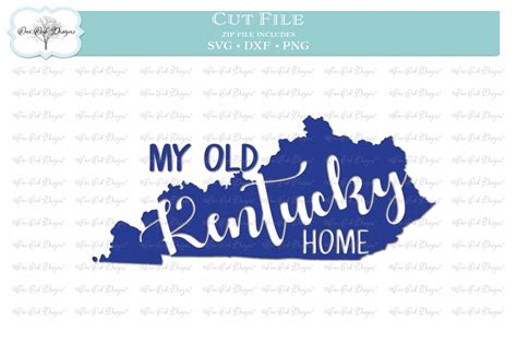My Old Kentucky Home Svg Dxf Png