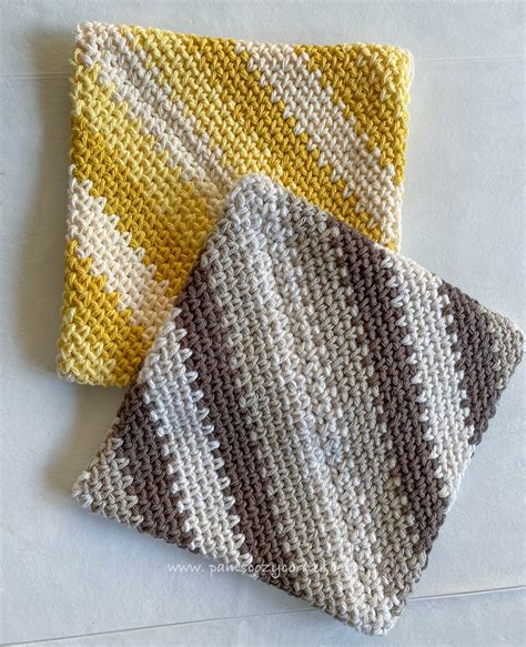 Double Thick Crochet Potholder Pattern Crochet Hot Pad Etsy
