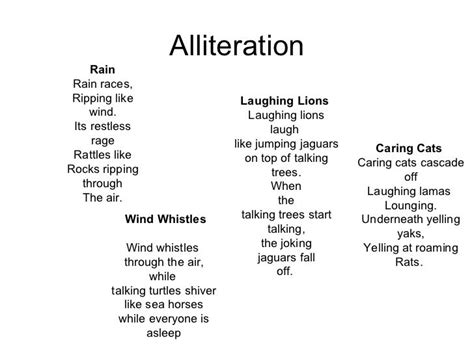 What is Poetry? | Alliteration, Alliteration examples, What is poetry