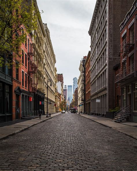 Photograph Of A Nearly Empty Soho Street During Lockdown I Walked