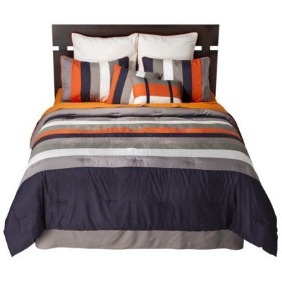 Enjoy free shipping on most stuff, even big stuff. FULL Boy Teen Dorm Grey Orange COMFORTER BEDDING SET