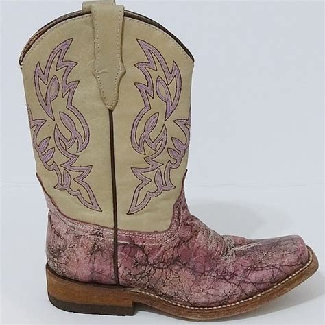 Corral Shoes Corral Girls Cowgirl Embroidered Leather Boots Poshmark