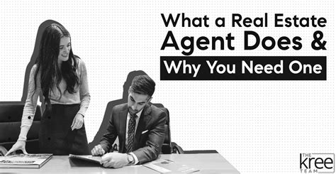 What A Real Estate Agent Does And Why You Need One