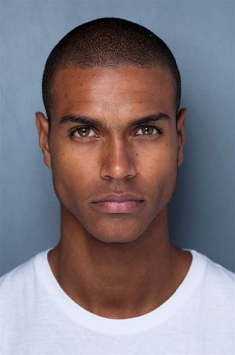 Models Of Color Black Male Models Try On Hairstyles Male Model Face