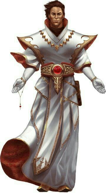 A hybrid of a melee warrior and a supporting character, a typical hero who assists the team with. Human Cardinal Cleric - Pathfinder PFRPG DND D&D d20 fantasy | Ideias para personagens ...