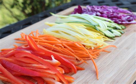 Learn how to julienne carrots 2 ways! To Cook julienne or not to cook. That's the question.