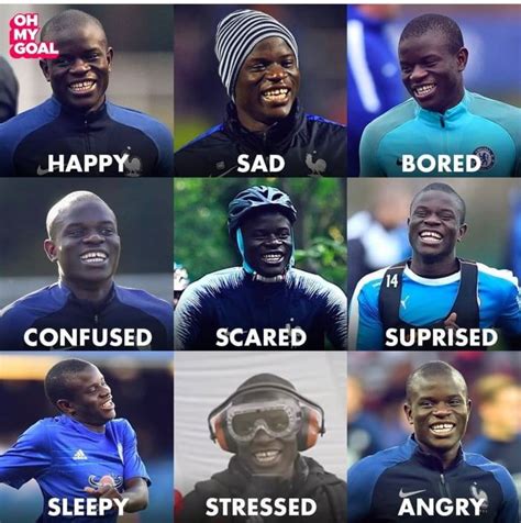 Which N Golo Kanté mood are you today Football Football memes