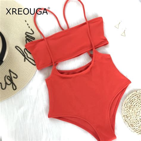 Xreouga Women Sexy Swimsuits 2018 Brazilian Biquini 2 Piece Beach Swimming Suits Push Up Bikini
