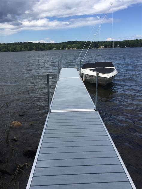 Newell Stationary Aluminum Dock in Maine by DockGuys.com