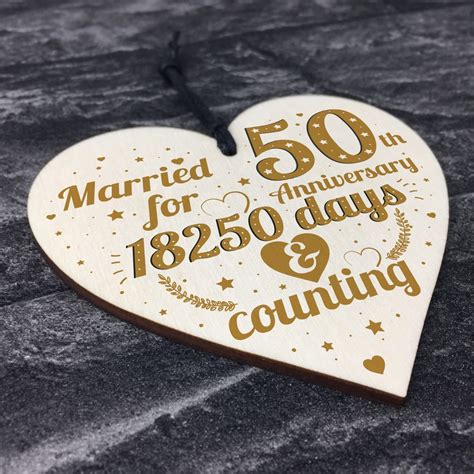 50th Wedding Anniversary T Gold Fifty Years T For Husband