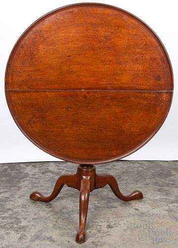 Pennsylvania Queen Anne Cherry Tea Table Ca 1770 Sold At Auction On