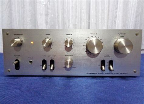 Pioneer Sa 6700 Stereo Integrated Amplifier Vintage Confirmed Operation