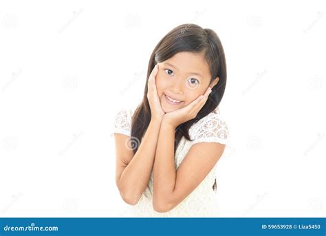 Smiling Asian Girl Stock Photo Image Of Asian Child 59653928