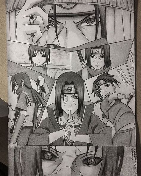 Картинки по запросу Arteyata Naruto Sketch Itachi Anime Naruto