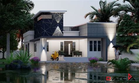 800 Sq Ft 2bhk Fusion Style Single Storey House And Free Plan 13 Lacks