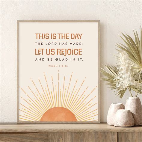 This Is The Day That The Lord Has Made Wall Art Etsy