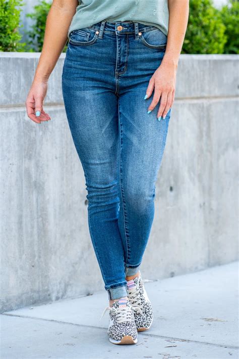 Judy Blue Tummy Control Skinny Jeans In 2022 Skinny Jeans Tummy Control Jeans Skinny