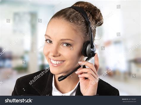 Call Center Customer Service Representative Service Stock Photo