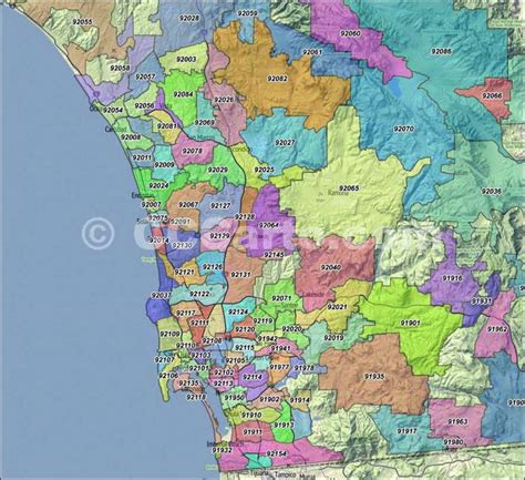 7 North San Diego Zip Code Map Wallpaper Ideas Wallpaper