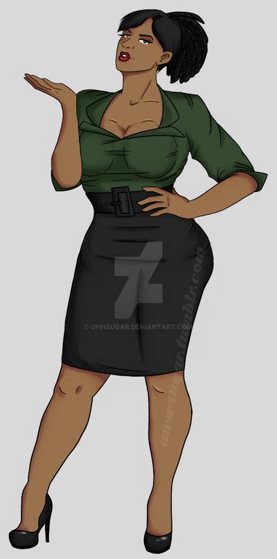 Commission Plus Size Pin Up By Ohhsugar On Deviantart