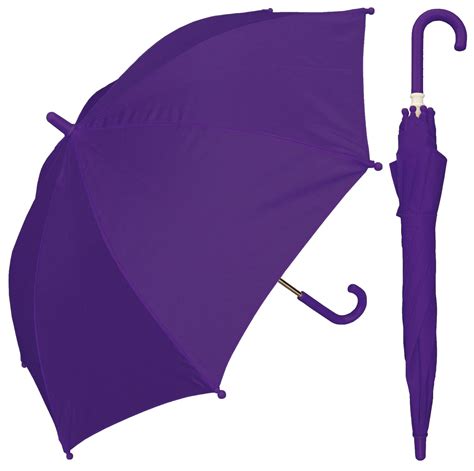 Childrens Assorted Solid Color Umbrellas Inner Pack 4