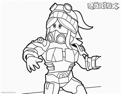 Roblox Coloring Pages Girl Cute Can Geklow Evolve