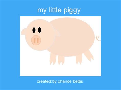 My Little Piggy Free Books And Childrens Stories Online Storyjumper