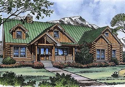 This is because they can fit almost any kind of family setup. Plan LSG6480HD 3 Bedroom 3.5 Bath Log Home Plan