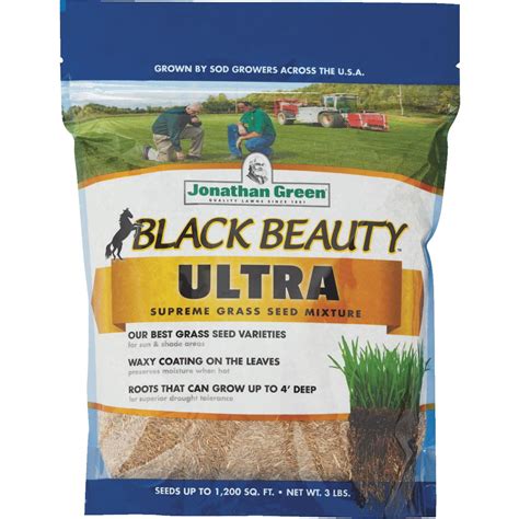 Buy Jonathan Green Black Beauty Ultra Grass Seed Mixture Lb Medium Texture Extra Dark Green