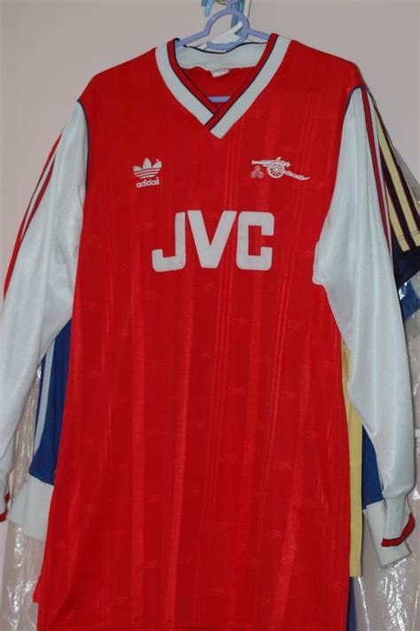 Arsenal Home Fotbollströja 1986 1988 Sponsored By Jvc