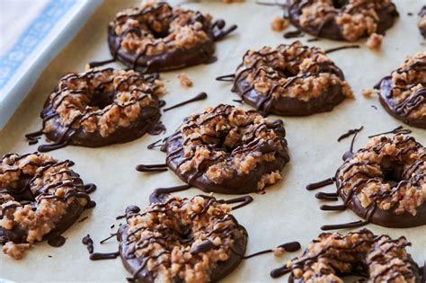 Homemade Samoas Cookies Girl Scout Toasted Coconut Cookies