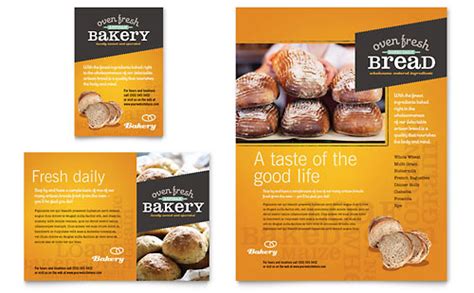 You can use it for your next campaign. Bakery | Print Ad Templates | Food & Beverage