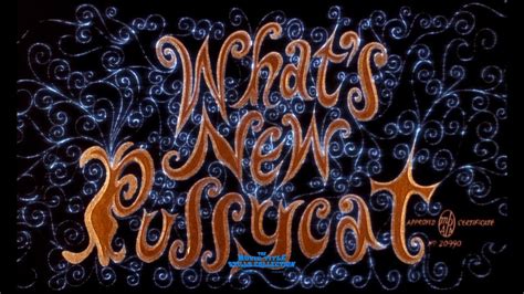 what s new pussycat 1965 title sequence youtube