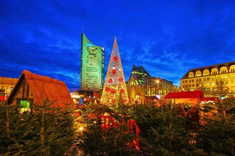 Leipzig Christmas Market Stock Photo Image Of Saxony 22521214