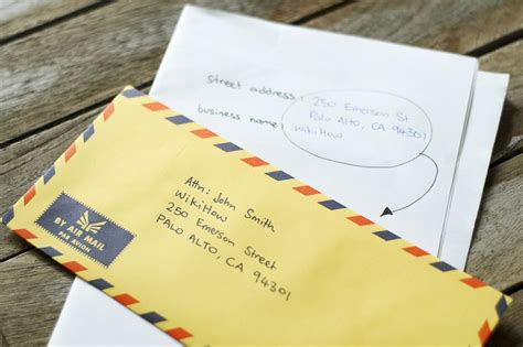 How To Address An Envelope With Attention Line Envelope