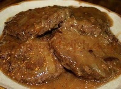Fry the patties in skillet on medium heat until cooked to your liking. Hamburger Steak Recipe 4 | Just A Pinch Recipes