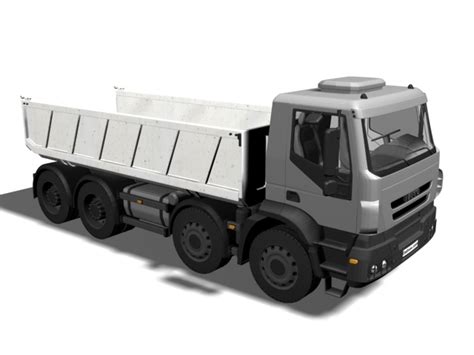 Dump Truck 3d Model 3ds Max Files Free Download Modeling 28537 On Cadnav