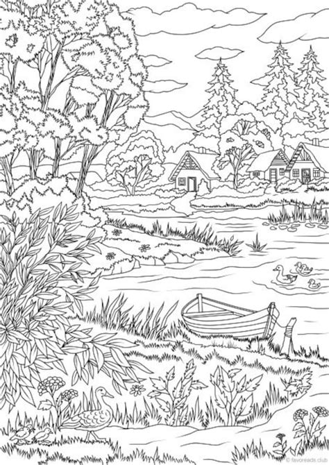 34 Nature Printable Coloring Pages For Adults Background Colorist